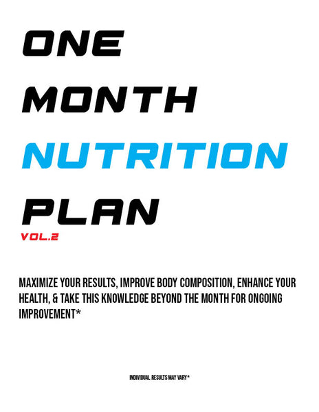 One Month Plan (Vol 2.)